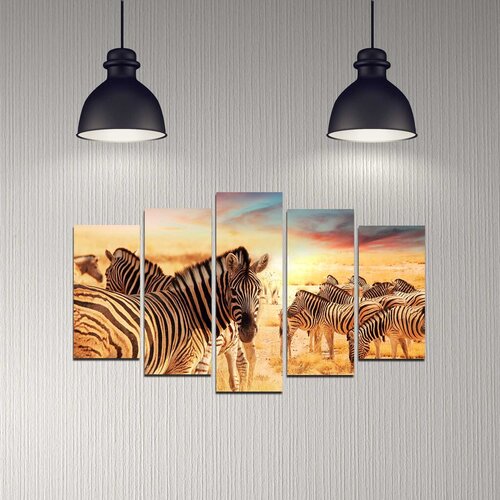 Wallity Set Slika 5DMDF-51, 5 Delova Cene