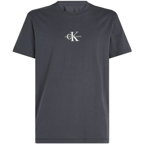 Calvin Klein Jeans Majica temno siva / bela Cene