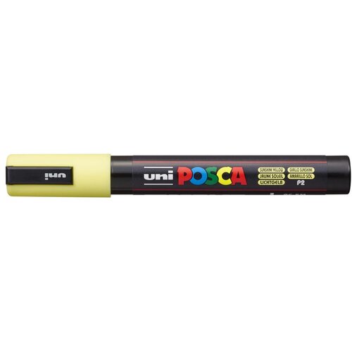POSCA Uni flomaster; konica 0,7 mm kovina; sončno rumen, (21290459) Slike