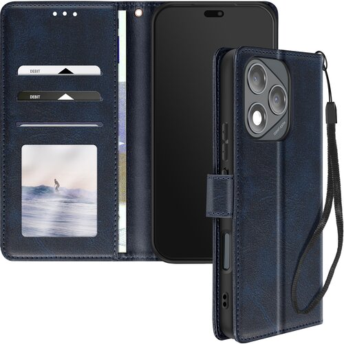 AVIZAR Ohi&scaron;je za Honor 400 Lite Wristlet Clap Support Portfelj, Modra noč, (5000014958) Cene