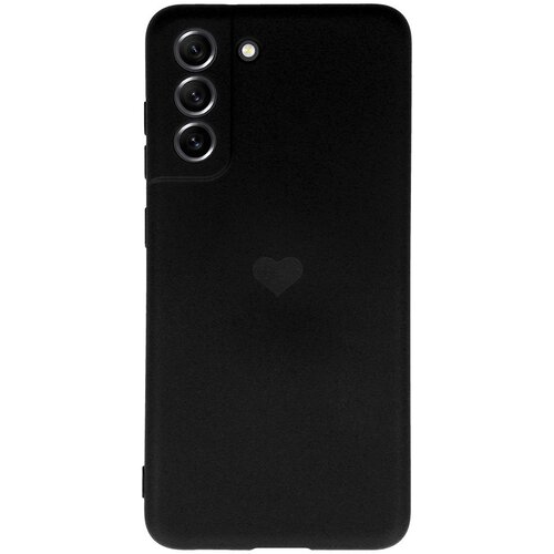 Urbie Ovitek SILICONE Heart, Samsung Galaxy S21 FE, črn, (21000115) Slike