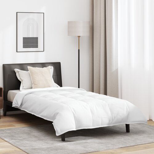 vidaXL Odeja z blazino 2 pcs Bela 155 x 220 cm Puh Cene