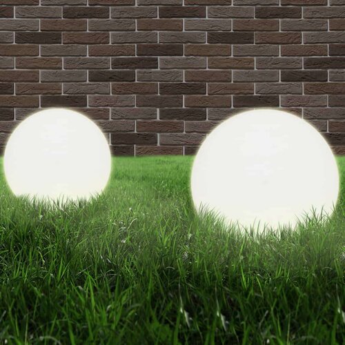 vidaXL LED okrogle svetilke 2 kosa krogla 40 cm PMMA Cene
