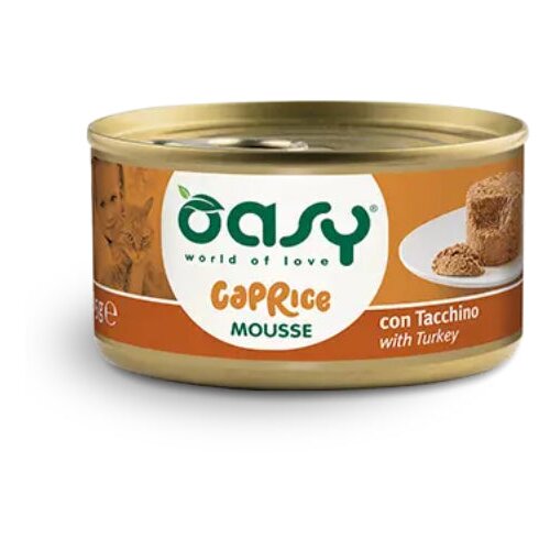 Oasy Caprice Mousse Adult puran, mousse v konzervi - 85g 85 g Cene