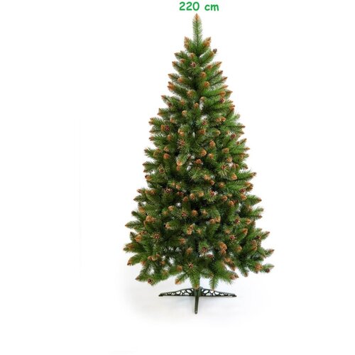  Umjetno božićno drvce - BEATA zlatna s če&scaron;erima - 220cm Cijene