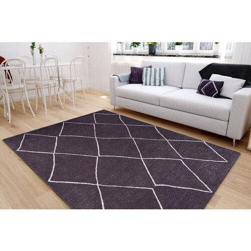 Conceptum Hypnose tepih Soul Chenille 328, 75x150cm, Crni Slike