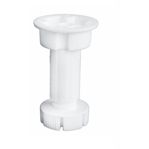 Nogica kuhinjska podesivna pvc bela 10cm Slike
