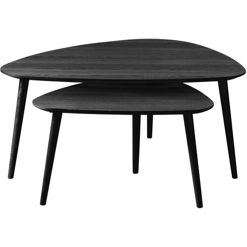 Unique Furniture črne mizice v kompletu 2 ks 70x100 cm adda &amp;ndash; Slike