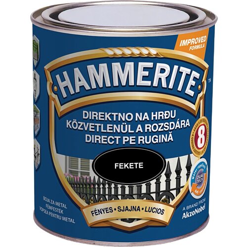 HAMMERITE sijajni lak za kovino smooth črna 750 ml Cene