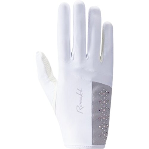 Roeckl Jahalne rokavice Lillinoe, white - 6.5 Slike