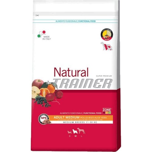 Natural trainer Daily Nutrition Adult Medium - sveži piščanec 12 kg Cene