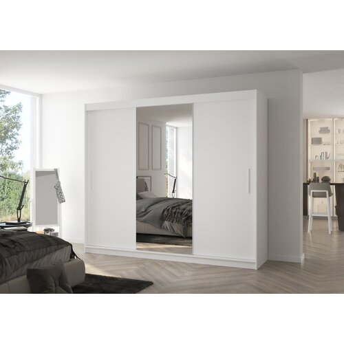 ADRK GARDEROBNA OMARA DENIS 250 CM (VE� BARV)-Bela Cene