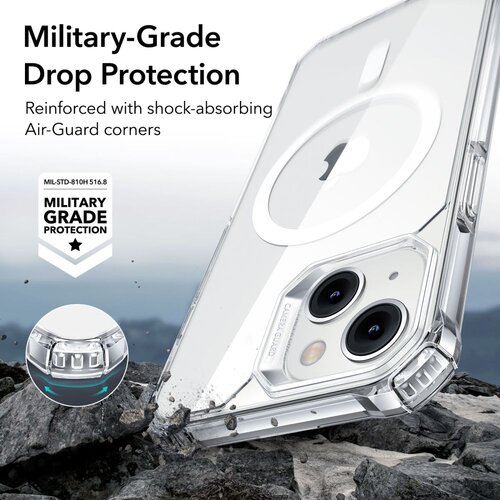 ESR AIR ARMOR HALOLOCK MAGSAFE ETUI ZA IPHONE 14 PLUS/15 PLUS CLEAR Slike