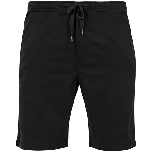 Urban Classics Stretch Twill Joggshorts black Slike