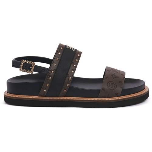Laura Biagiotti Sandali &amp;amp; Odprti čevlji CALF BROWN Kostanjeva Slike