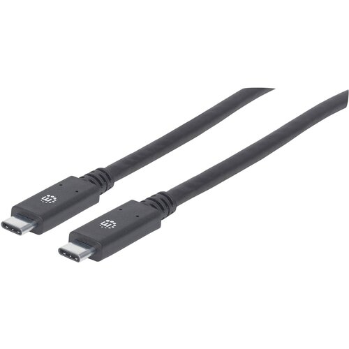 Manhattan USB kabel USB 3.2 gen. 1 (USB 3.0) USB-C&reg; vtič 2.00 m črna 354905, (20416397) Cene