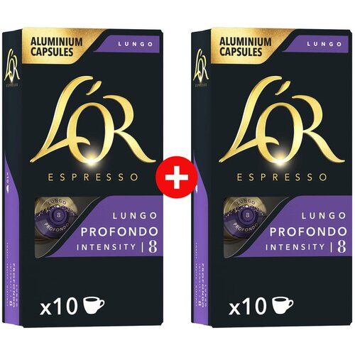 Lor L&amp;#039;OR Kapsule za kafu Lungo Profondo 8 1+1 Slike