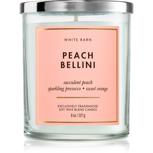Bath & Body Works Peach Bellini dišeča sveča 227 g Cene