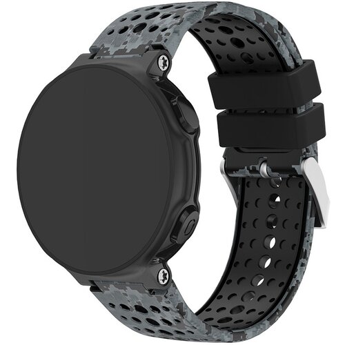 INF kamuflažni silikonski pa&scaron;ček, združljiv z garmin forerunner 220/230/235/620/630 black+camouflage, (5000090678) Cene