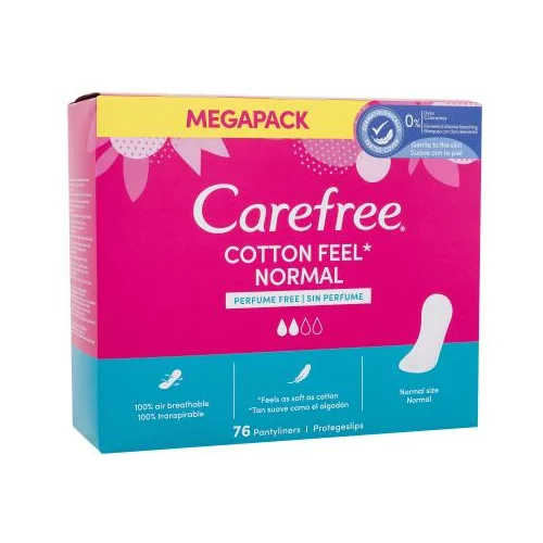Carefree Cotton Feel Normal dnevni uložak 76 kom za ženske POKR