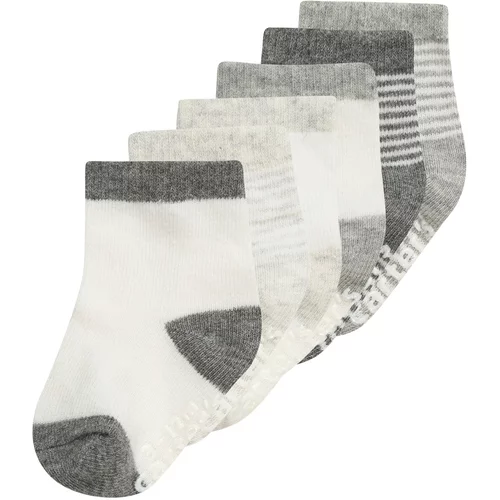 Carter's Čarape svijetlosiva / tamo siva / siva melange / bijela