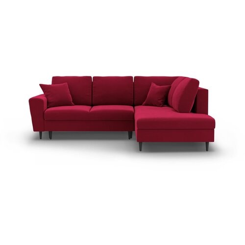 Cosmopolitan Design Crvena bar&amp;scaron;unasti sklopiva/s prostorom za odlaganje kutna garnitura (s desnim kutom/u obliku slova L) Kyoto &amp;ndash; Slike
