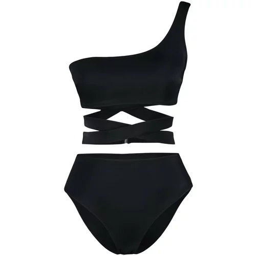 Trendyol Bikini Set - Black - Plain