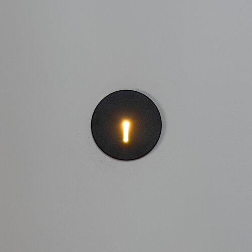 Kanlux 90796 - LED svetlo za stepeni&amp;scaron;te MAGNIK LED/1,7W/230V CCT crno okruglo Slike