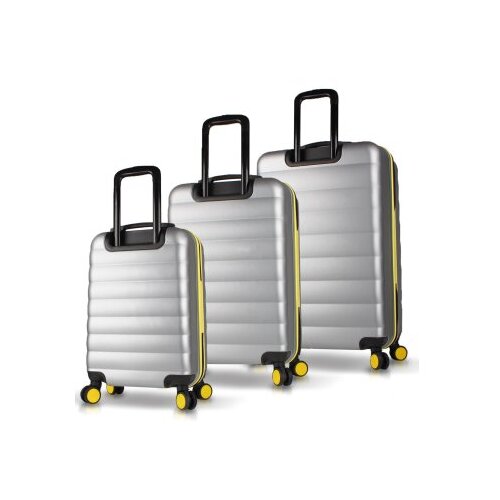 Zoozie Bags Set kofera 6407, 3 dijela, Sivi Cene