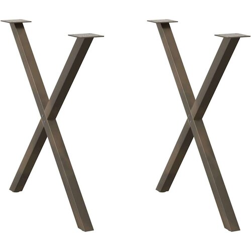  Noge za blagovaonski stol X-oblika 2 kom 80x(72-73) cm čelik Cene