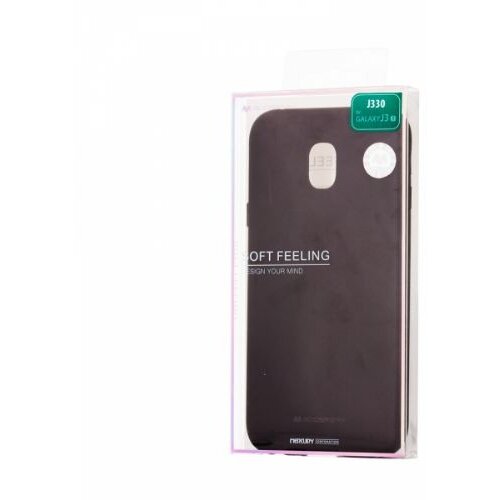 Goospery soft feeling silikonski ovitek za samsung galaxy J6 2018 J600 - črn Slike
