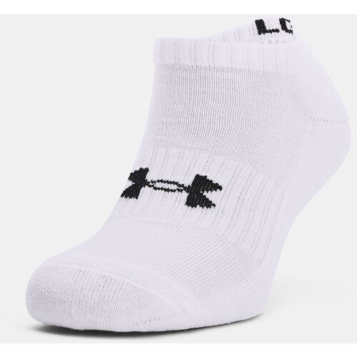 Under Armour Socks Core No Show 3Pk-WHT - unisex Slike