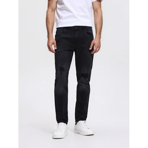 Reserved Carrot slim traperice s poderotinama - crno Slike