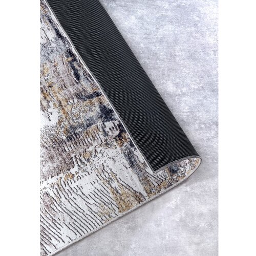 Elle Decoration Svijetlo sivi tepih 120x160 cm Malard Anthracite Gold &amp;ndash; Slike
