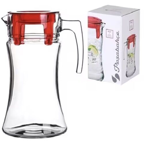 PASABAHCE AZUR, VRČ Z RDEČIM POKROVOM, 1400 ML, 1 KOS, (22153719) Cene