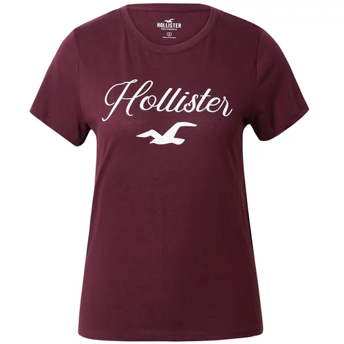 Hollister Majica rdeča / bela
