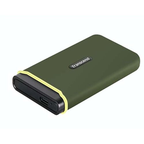 Transcend Portable SSD 500GBESD380C serija,anti-shockType C,2000/2000 MBs,Military green Cene