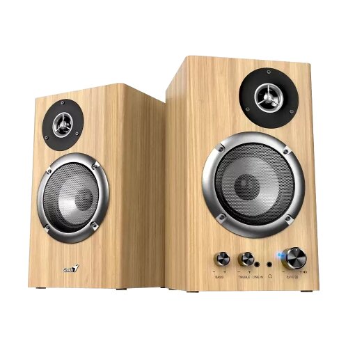 Genius SP-HF1812BT zvučnici 2.0, 50 W RMS, Bluetooth 5.3, drveno kućište Cene