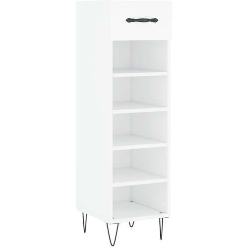Maison Chic Omarica za obutev - Kopa za čevlje bela 30x35x105 cm inženirski les, (21777363) Slike