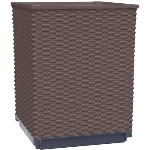  Sadilice 2 kom smeđe 30 x 30 x 37 cm od polipropilena Slike