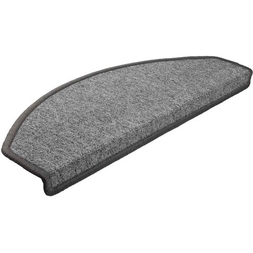  Prostirke za stepenice 30 kom 65x24x4 cm tamno sive poluokrugle velike Slike