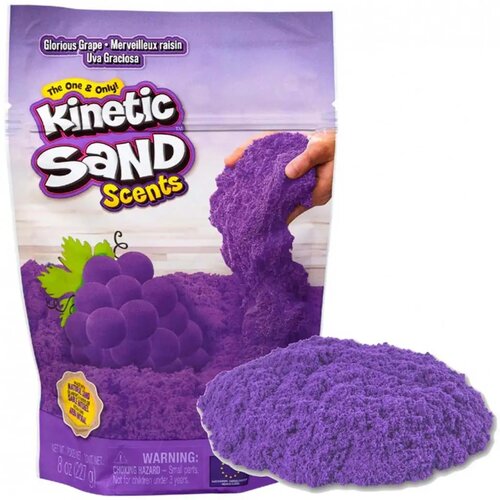 Spin Master Kinetic Sand Scents: Di&scaron;eči kinetični pesek 227g - Grozdje - Cene