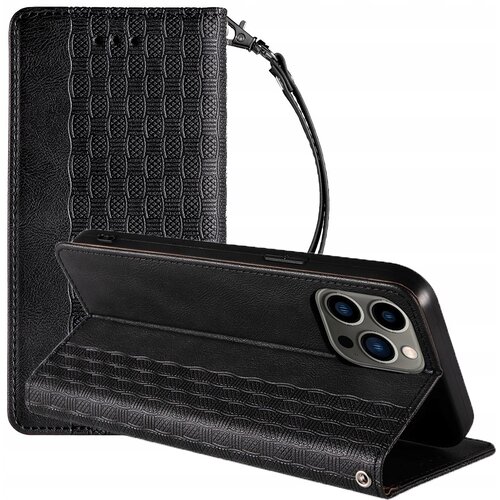 HURTEL MAGNET STRAP CASE ETUI OBUDOWA POKROWIEC FUTERAŁ DO IPHONE 13 PROMAX CZARNY, (21973949) Cene