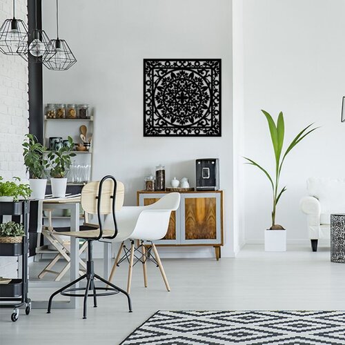 WALLXPERT Kilim Crni Dekorativni Metalni Zidni Pribor Cene