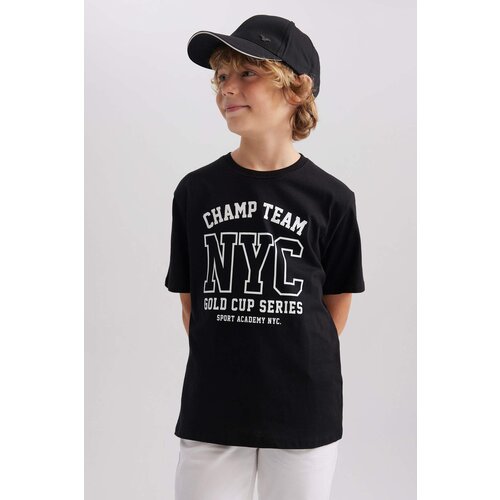 Defacto New Regular Fit Printed Short Sleeve T-Shirt Slike