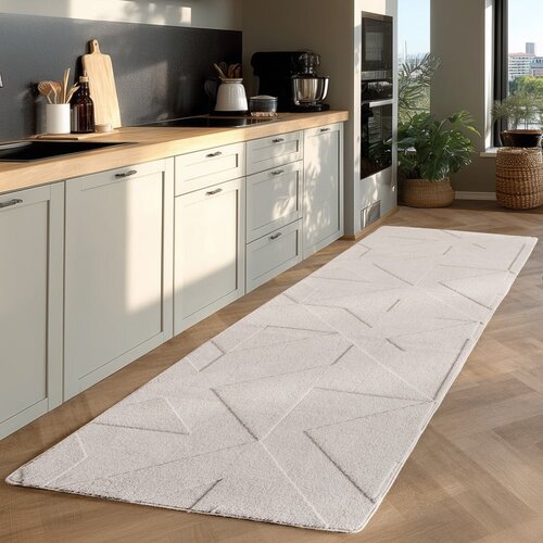 Ayyildiz Carpets Kremno bel pralen tekač 80x250 cm Pompei 1613 &amp;ndash; Slike