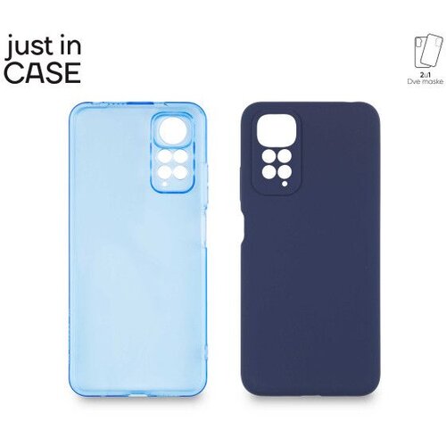 Just_in_Case maska 2u1 extra case mix za redmi note 11/ plava Cene