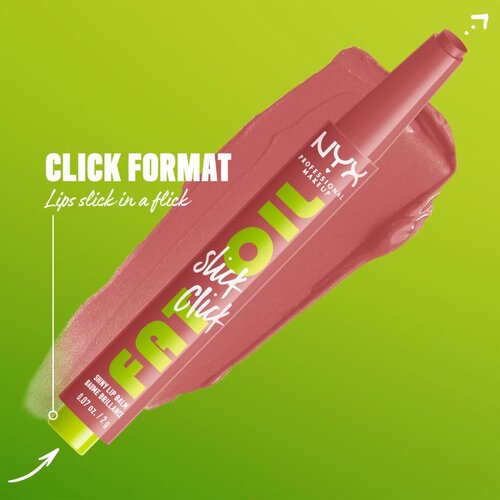NYX Professional Makeup Fat Oil Slick Click balzam za toniranje za usne nijansa 2 g Slike