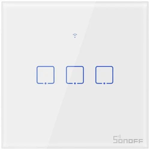SONOFF Smart Switch WiFi T0 EU TX (3-kanalni), (20628330)