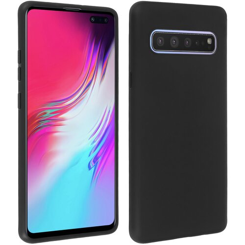 AVIZAR Silikonski gel ovitek za Samsung Galaxy S10 5G, tanek in odporen - crn, (20626187) Cene